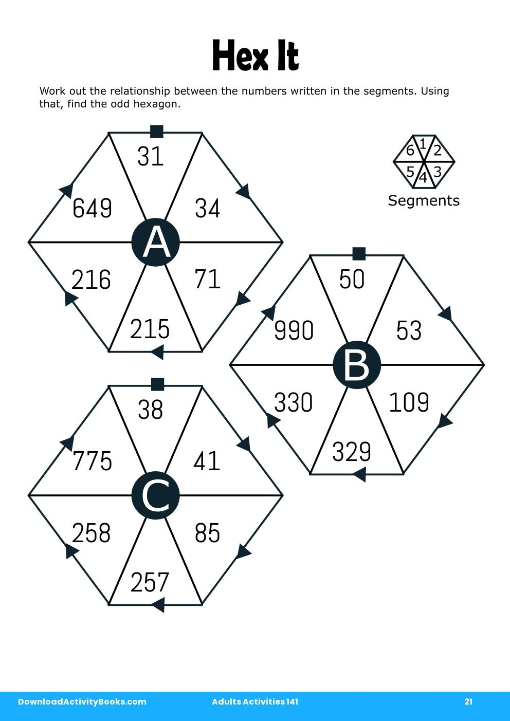 Hex It in Adults Activities 141