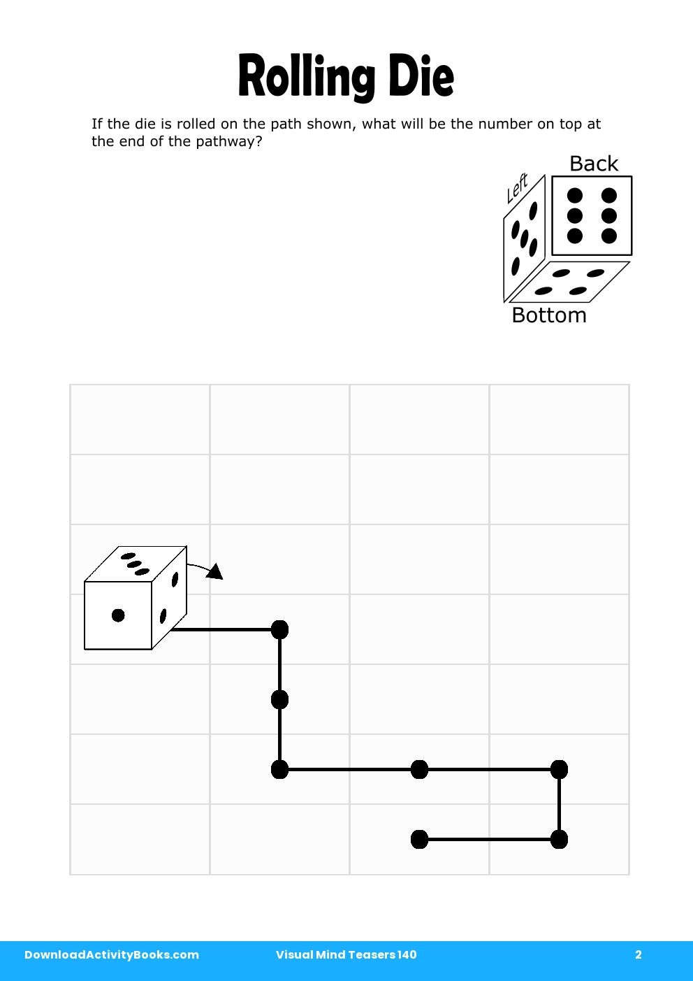 Rolling Die in Visual Mind Teasers 140