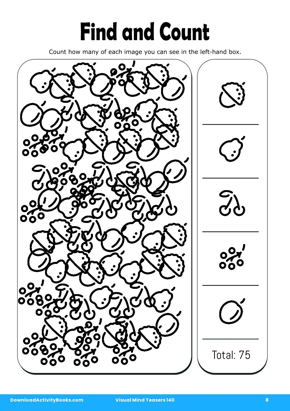 Find and Count in Visual Mind Teasers 140