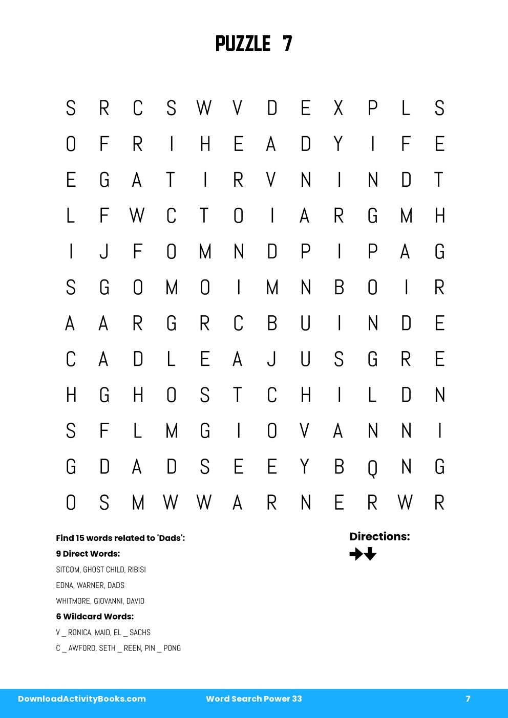 Word Search Power in Word Search Power 33