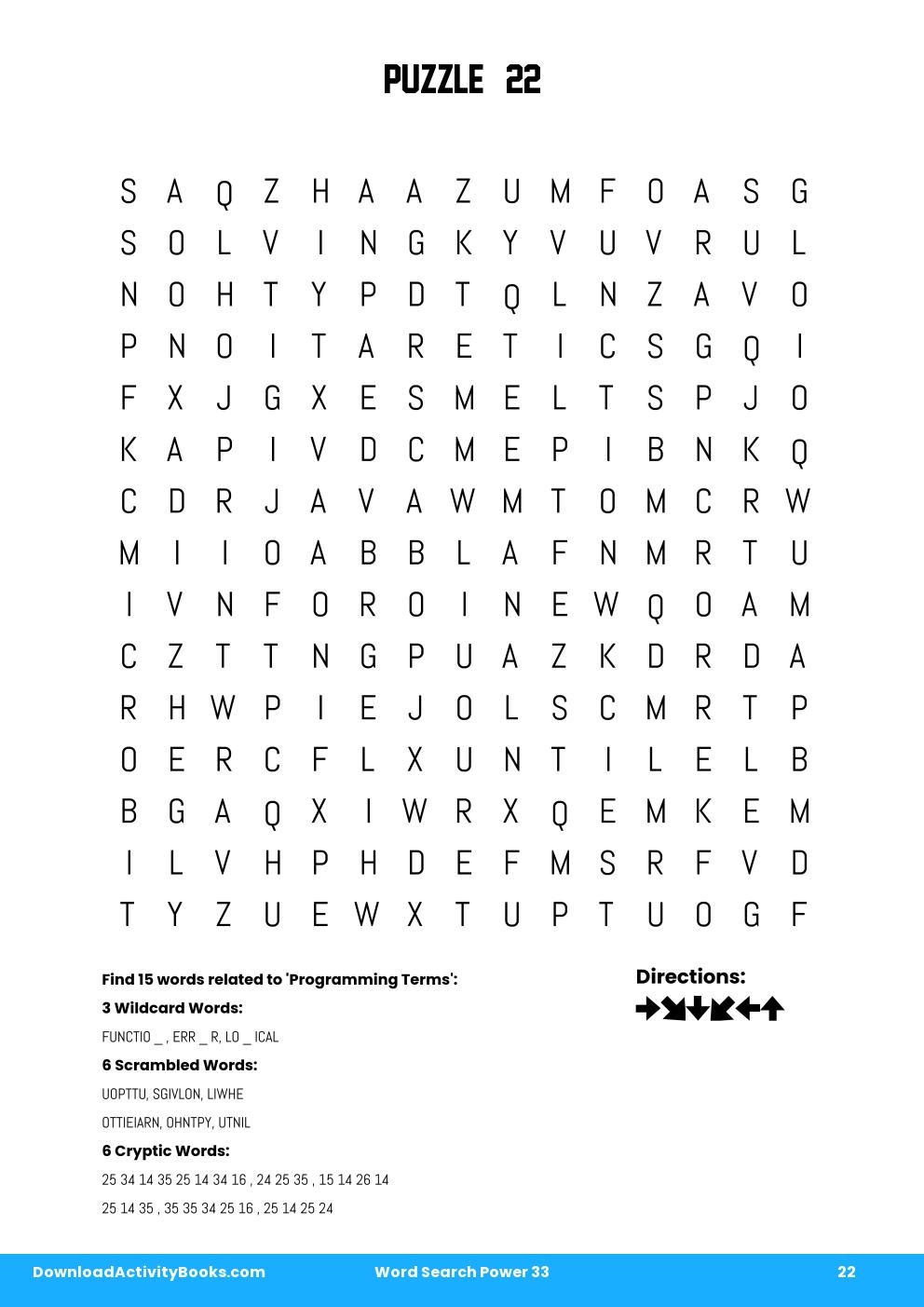 Word Search Power in Word Search Power 33