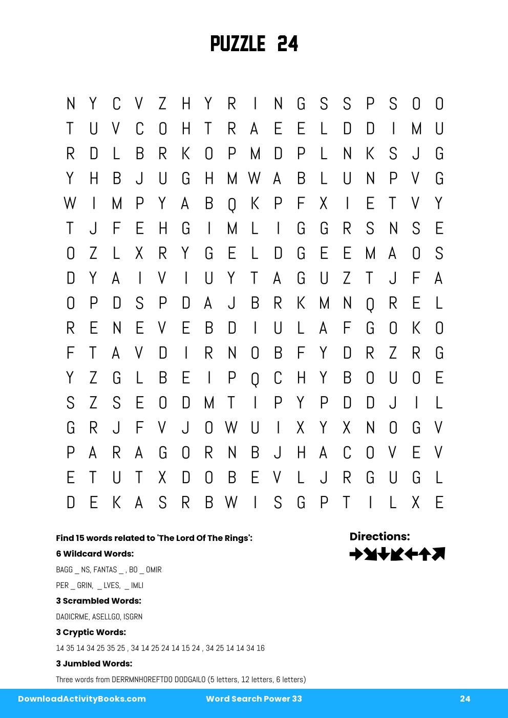 Word Search Power in Word Search Power 33