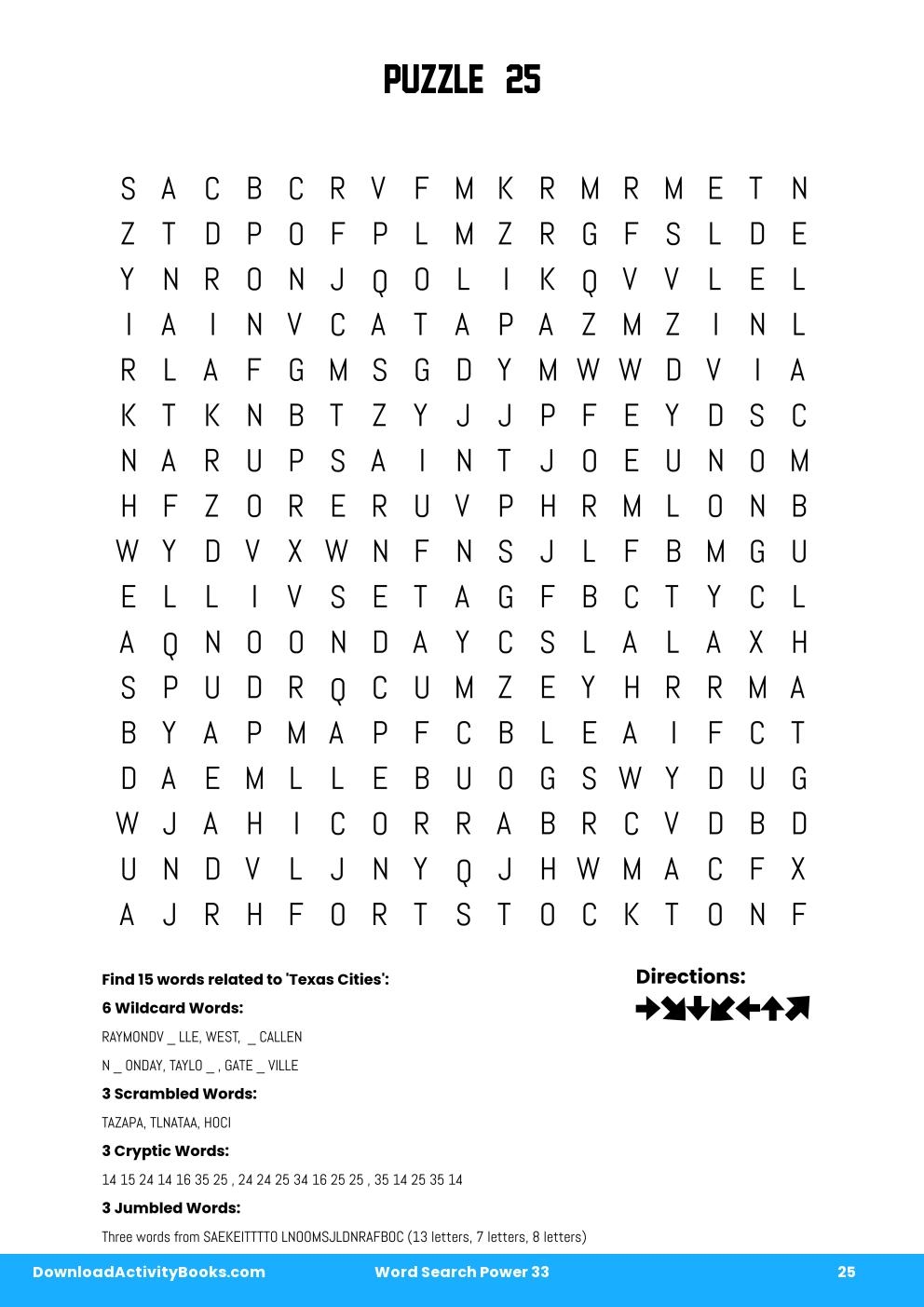 Word Search Power in Word Search Power 33