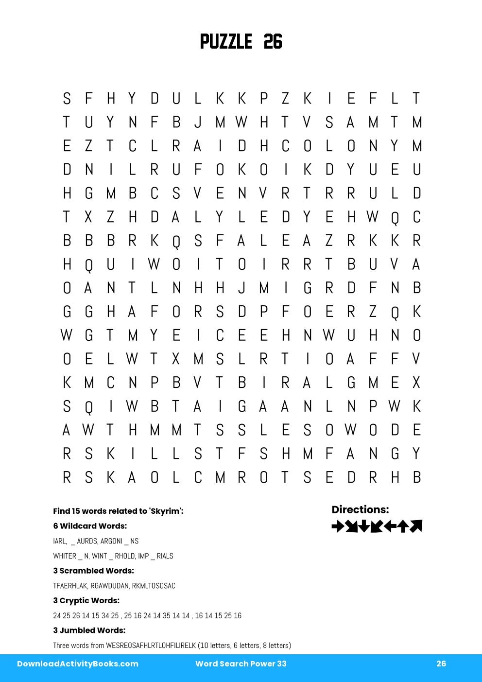 Word Search Power in Word Search Power 33