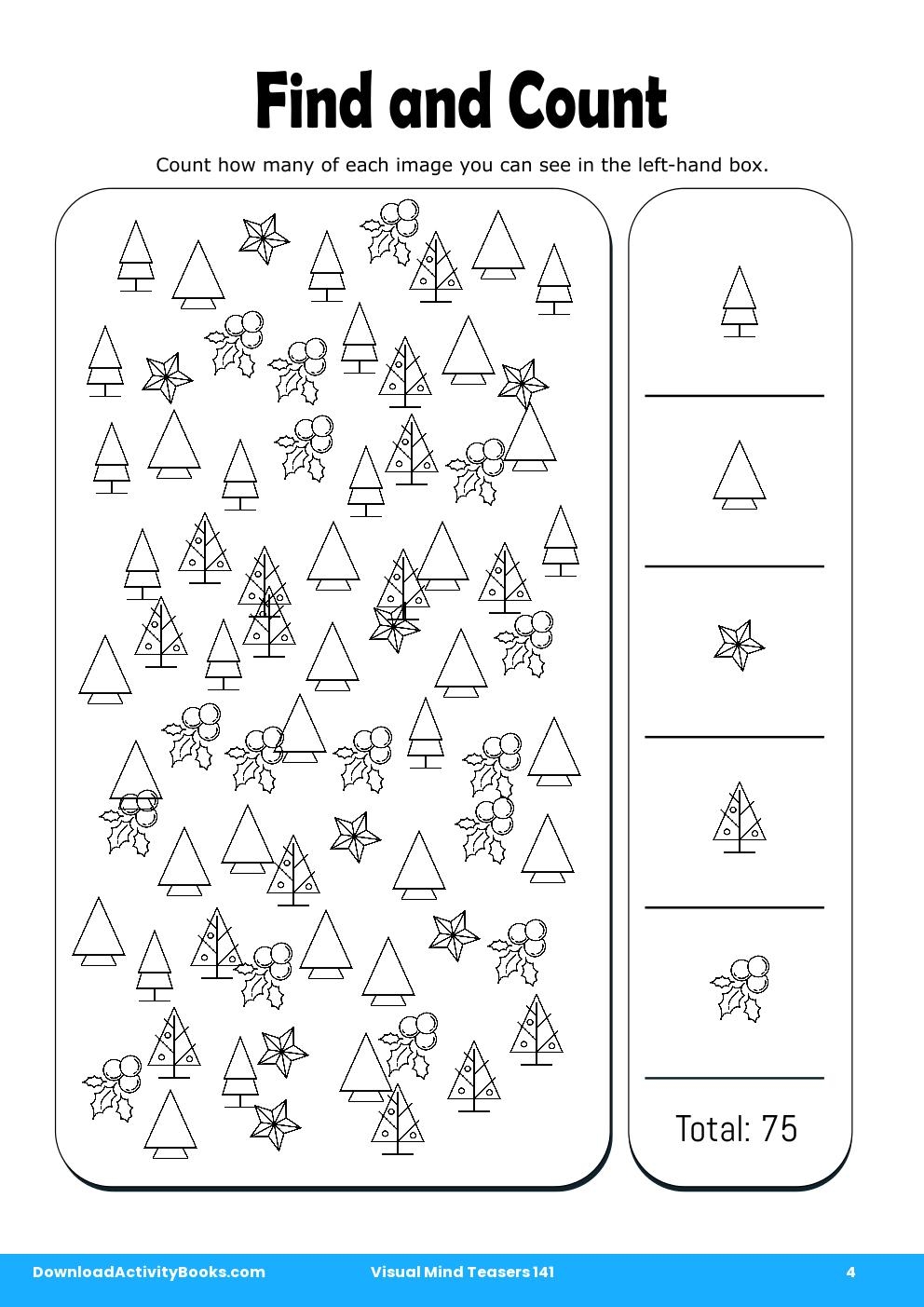 Find and Count in Visual Mind Teasers 141