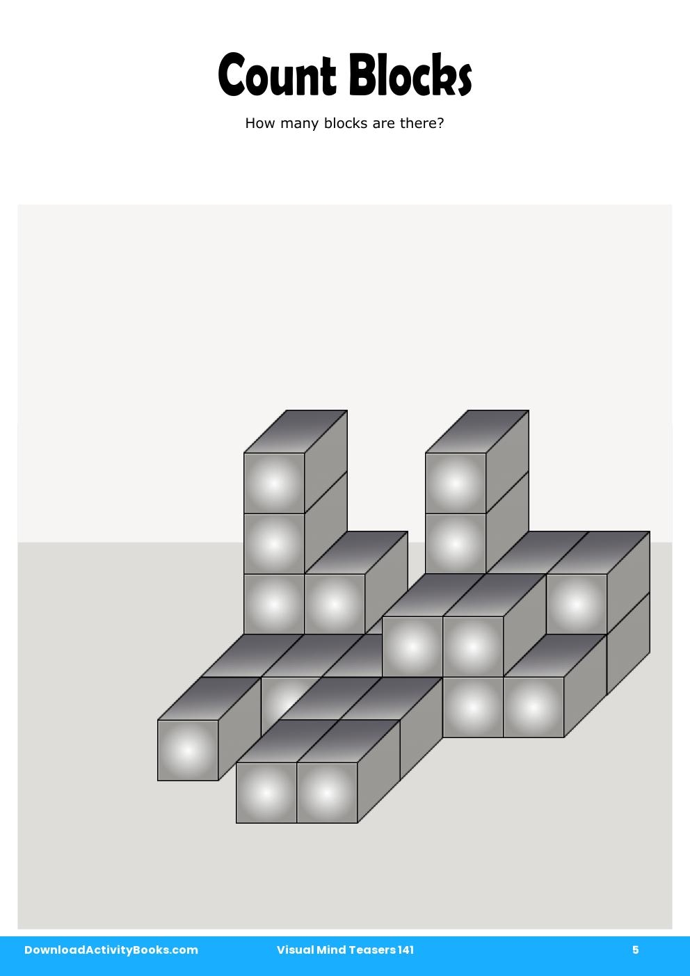 Count Blocks in Visual Mind Teasers 141