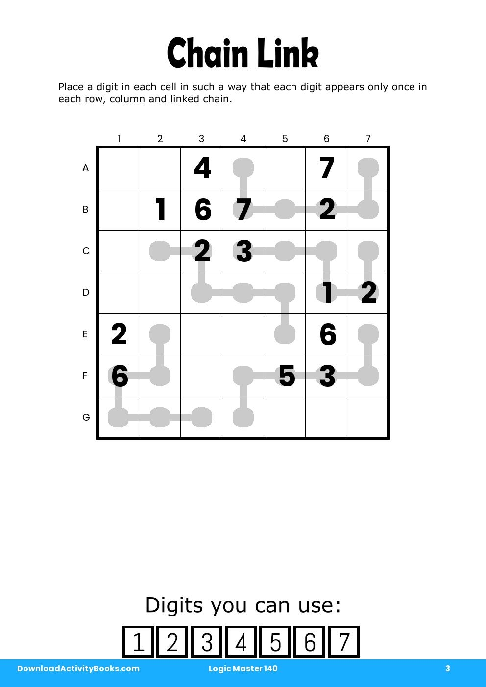 Chain Link in Logic Master 140