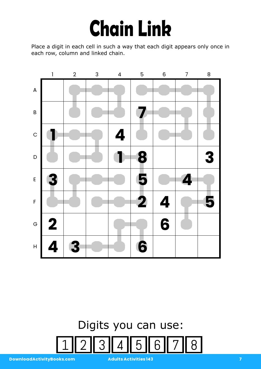 Chain Link in Adults Activities 143