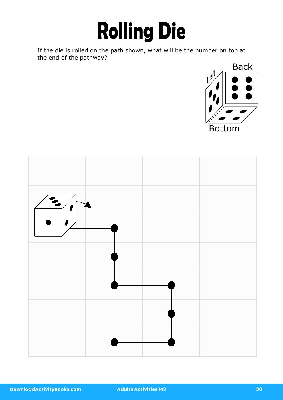 Rolling Die in Adults Activities 143