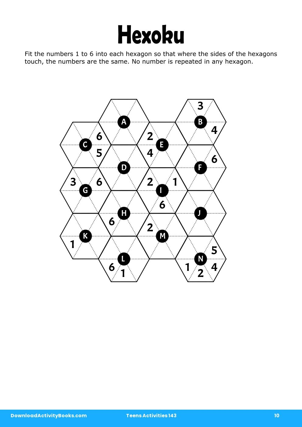 Hexoku in Teens Activities 143