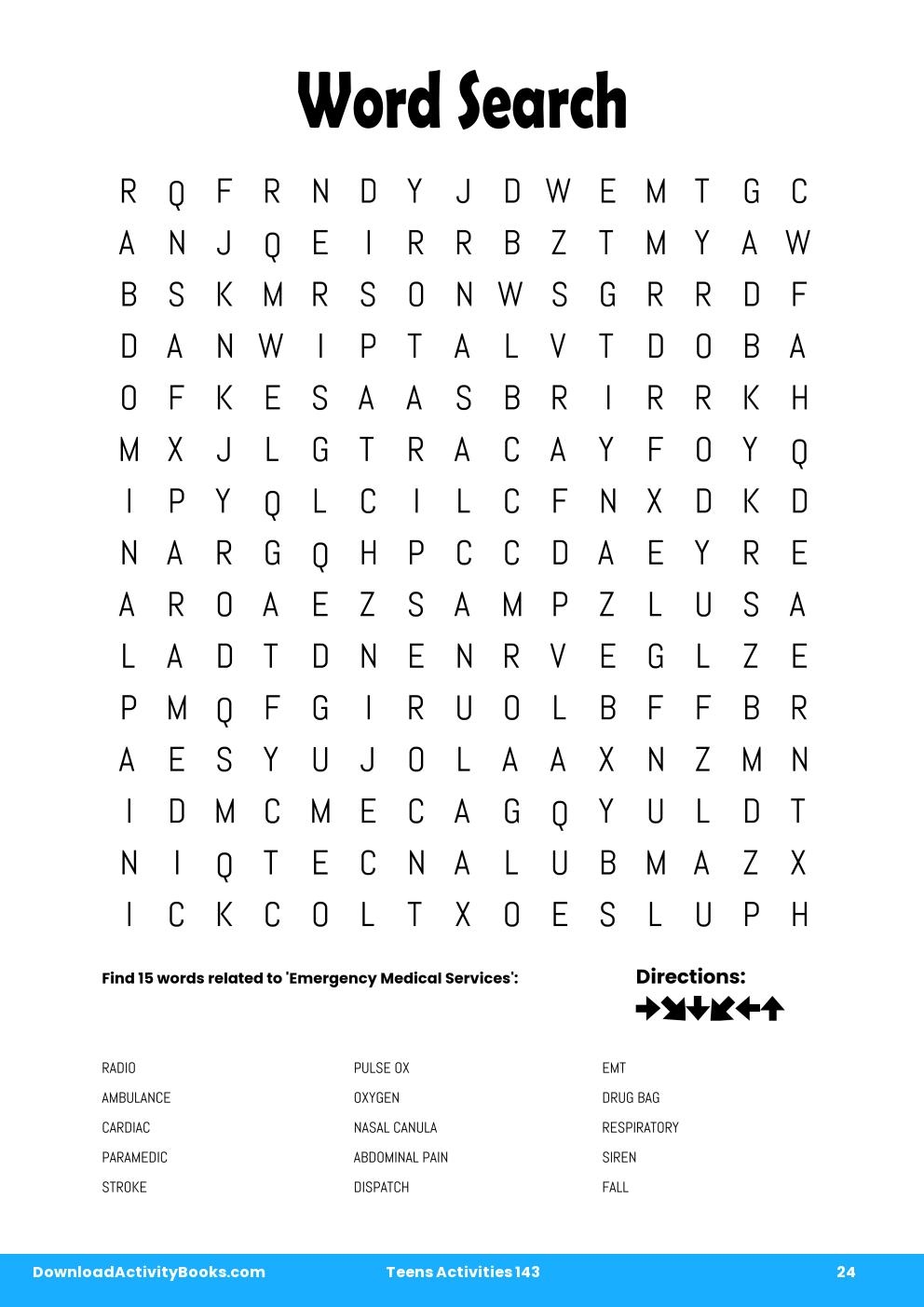 Word Search in Teens Activities 143