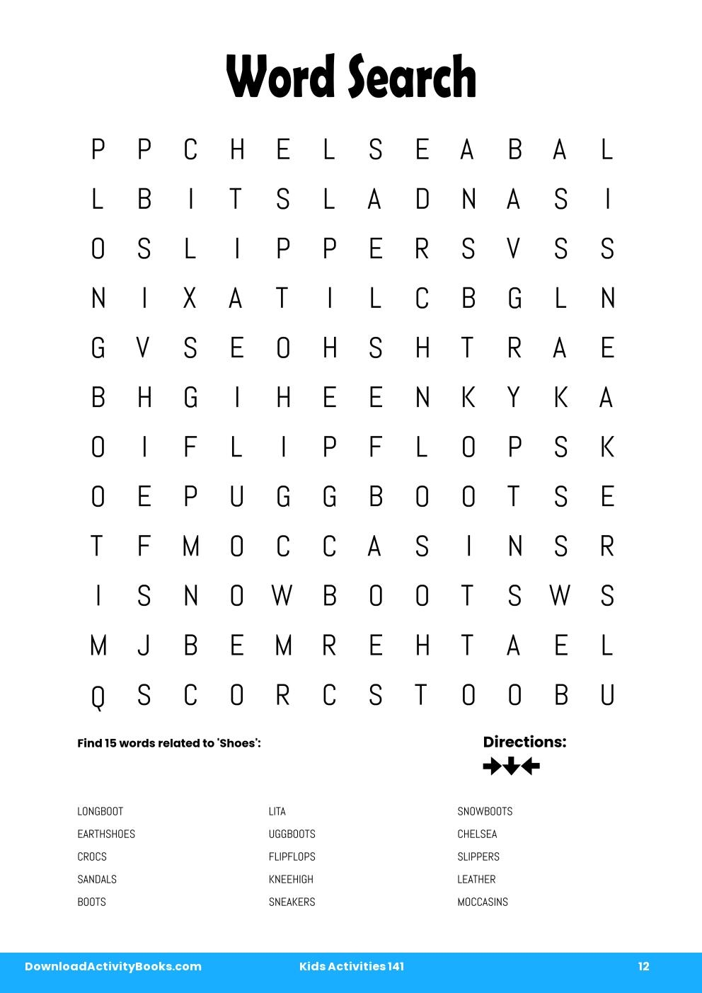 Word Search in Kids Activities 141