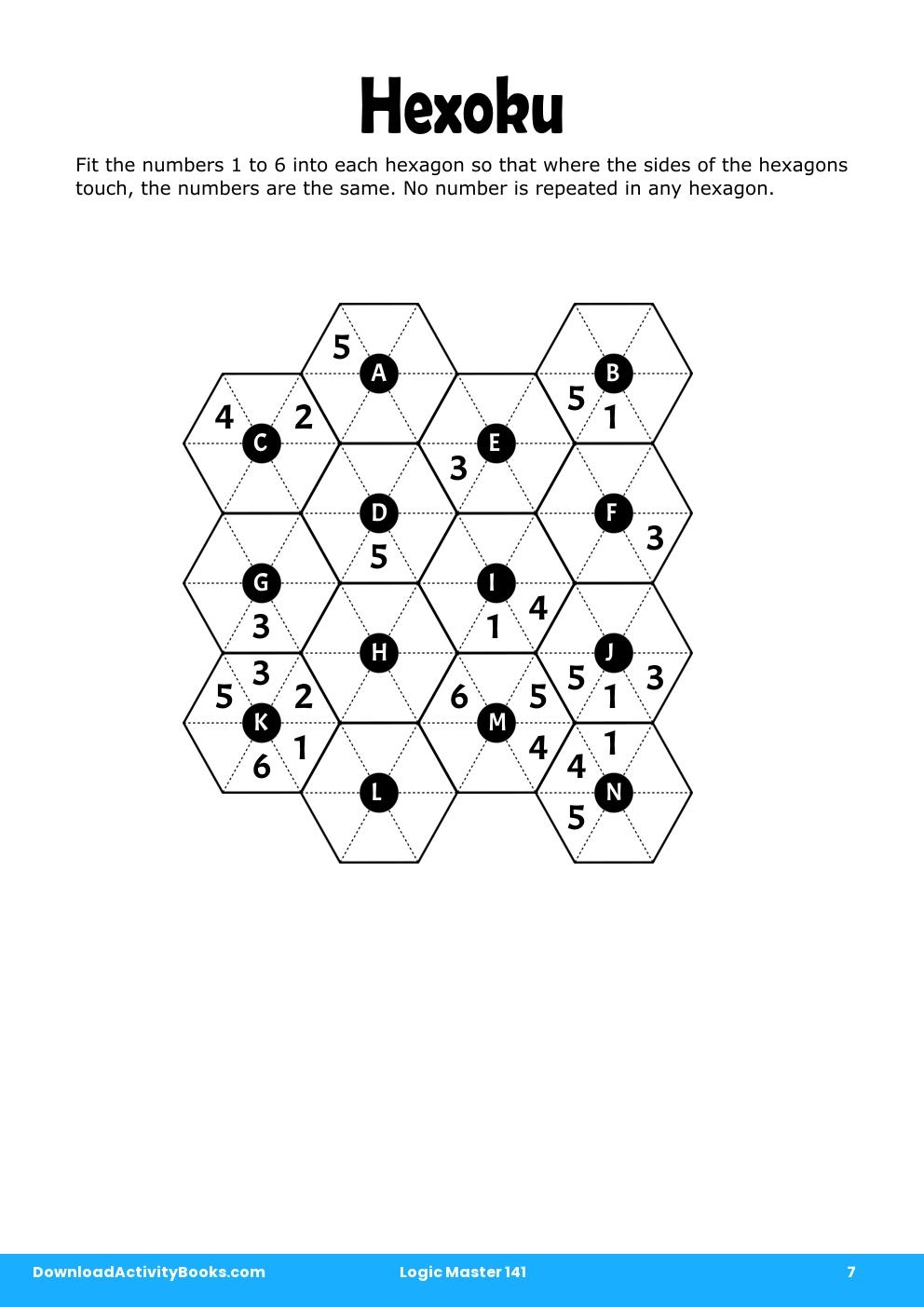 Hexoku in Logic Master 141