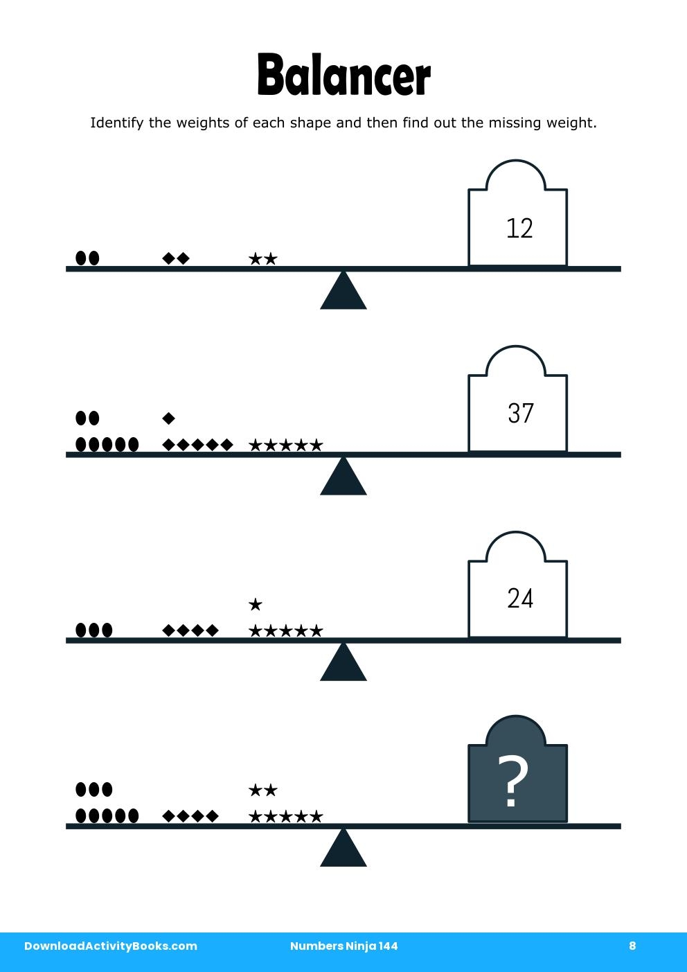 Balancer in Numbers Ninja 144