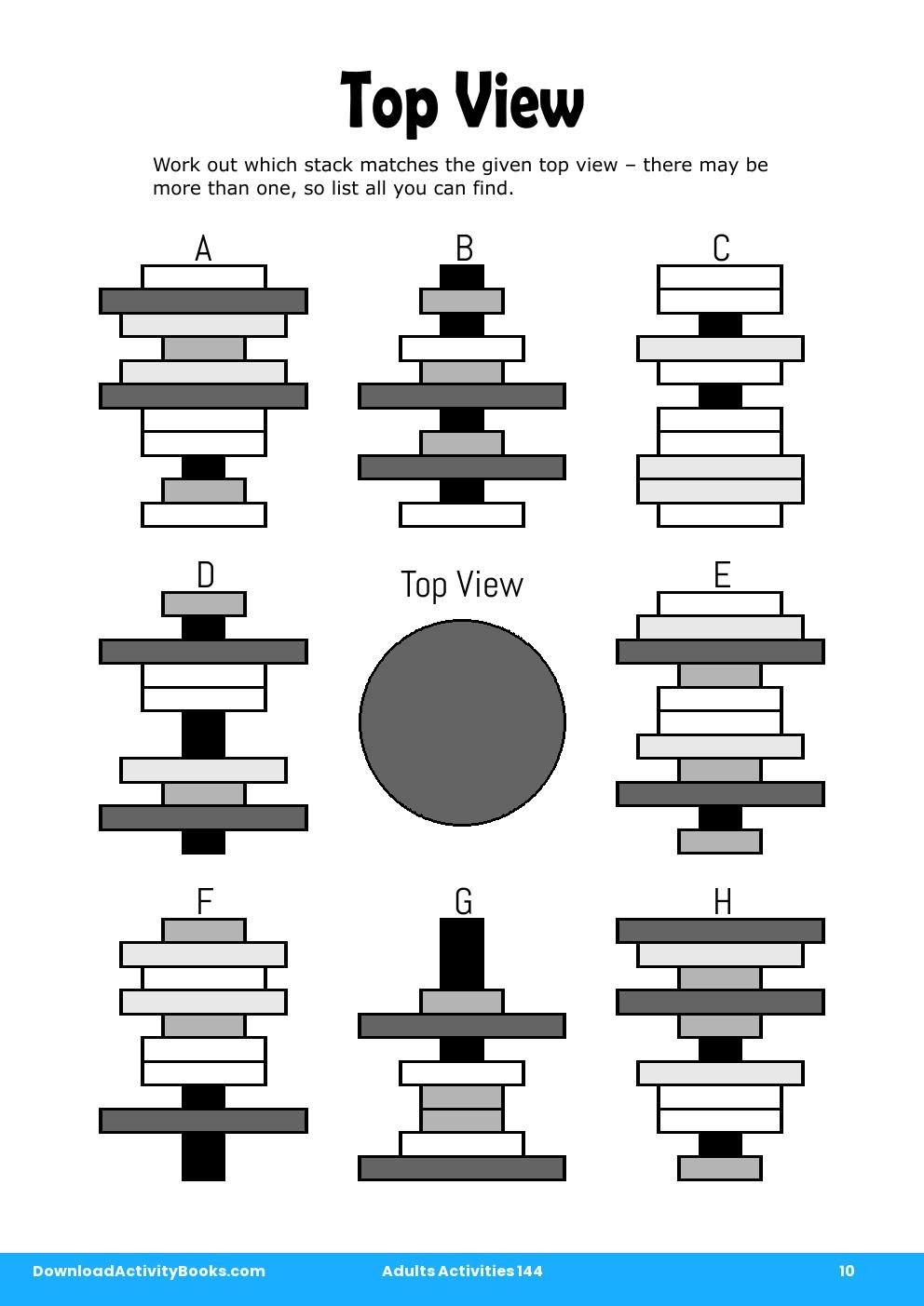 Top View in Adults Activities 144