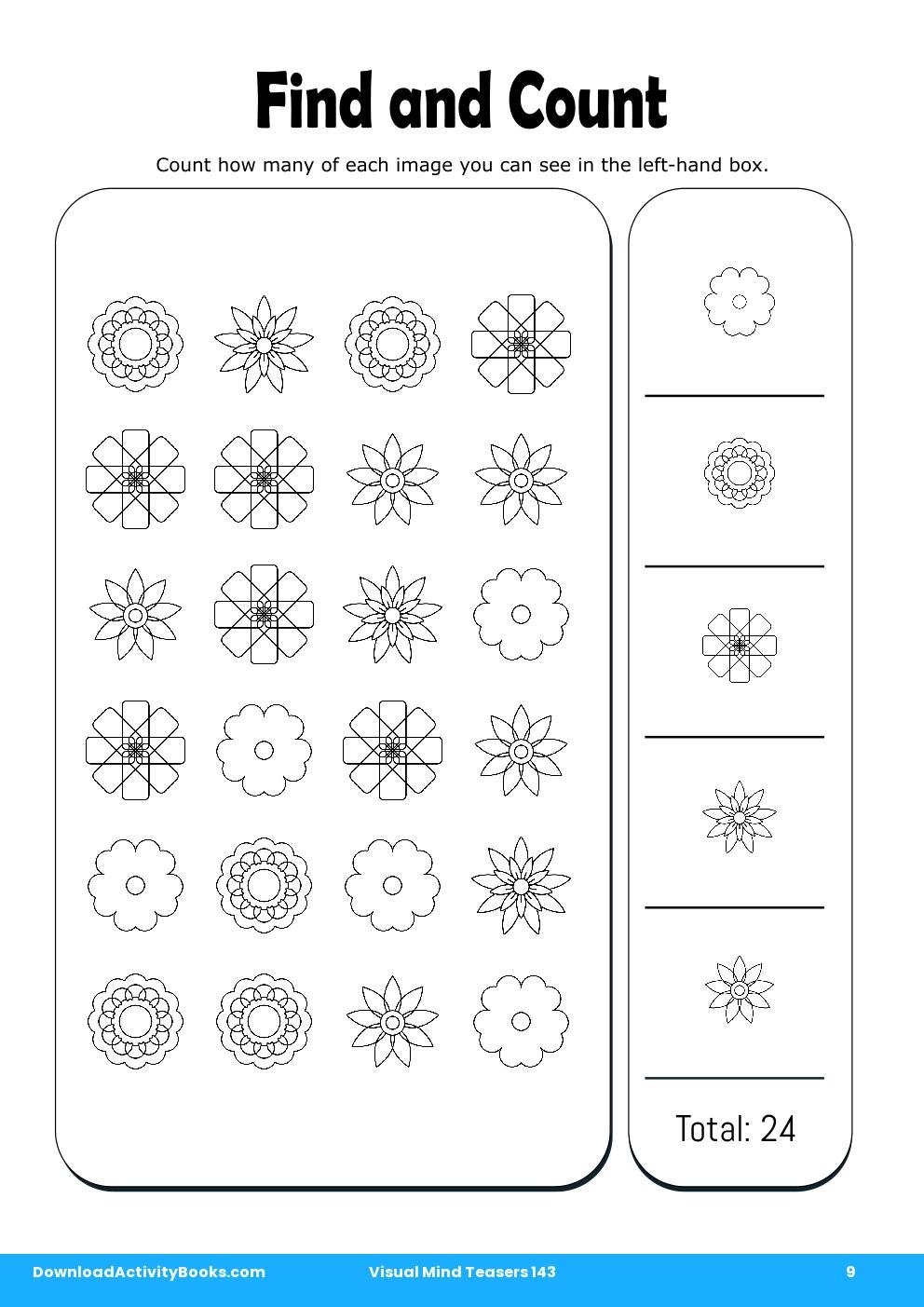 Find and Count in Visual Mind Teasers 143