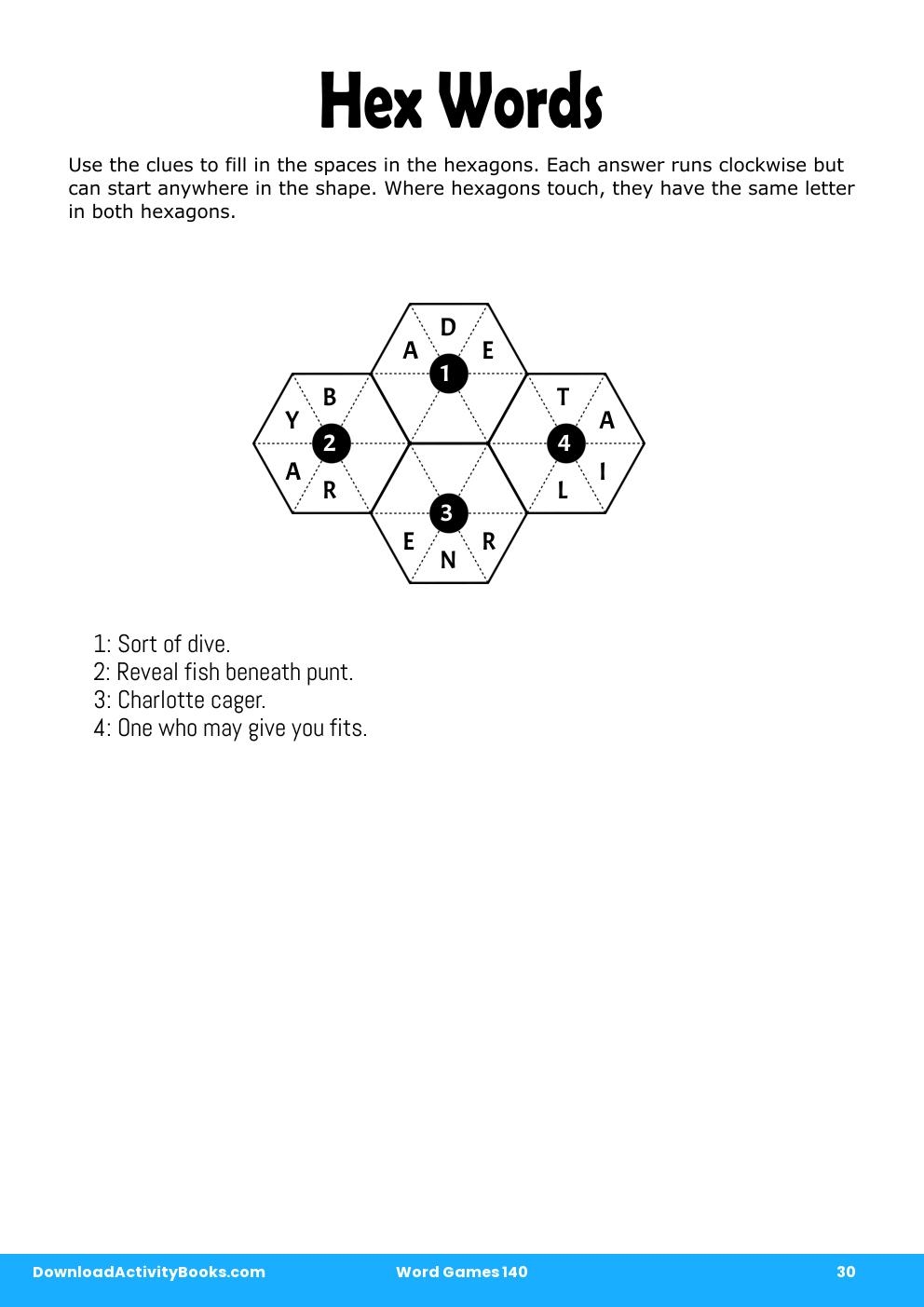 Hex Words in Word Games 140