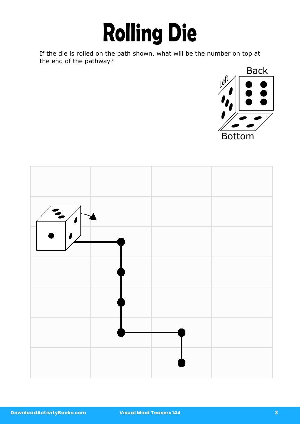 Rolling Die in Visual Mind Teasers 144