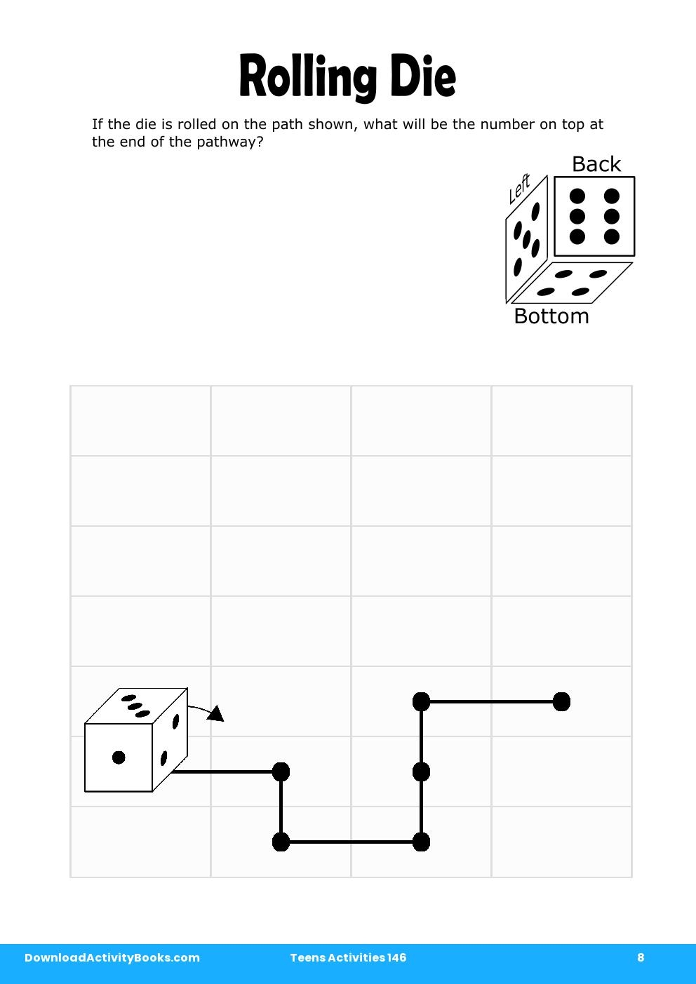 Rolling Die in Teens Activities 146