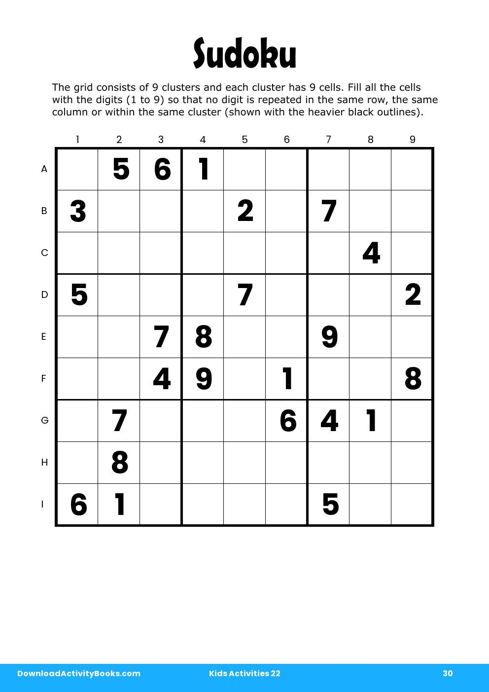 Genealogía Censo nacional zorro Download Sudoku in Kids Activities 22
