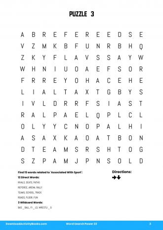 Word Search Power in Word Search Power 23