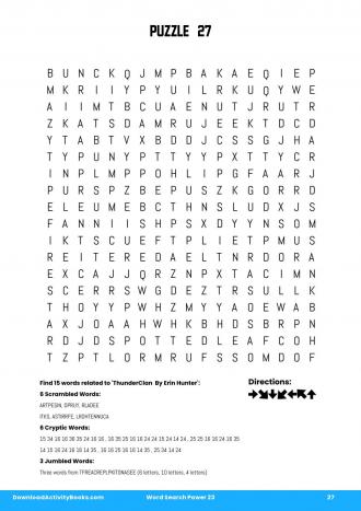 Word Search Power in Word Search Power 23