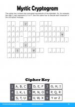Mystic Cryptogram in Adults Activities 1