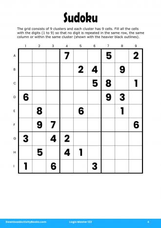 Sudoku #4 in Logic Master 122