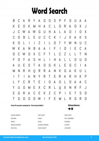 Word Search #3 in Word Games 122