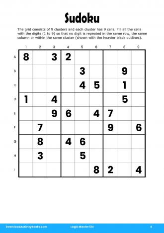 Sudoku #4 in Logic Master 124