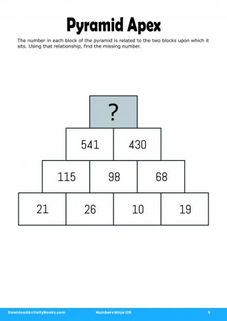 Pyramid Apex #5 in Numbers Ninja 126