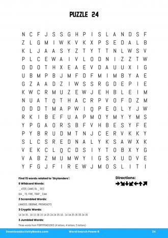 Word Search Power in Word Search Power 6