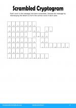 Scrambled Cryptogram in Adults Activities 1