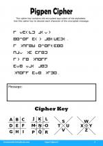Pigpen Cipher in Super Ciphers 2