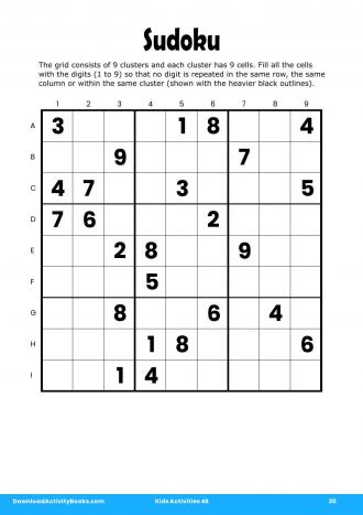Sudoku in Kids Activities 45